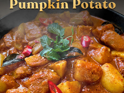 A warm and familiar home cooking [CURRY POTATO PUMPKIN]